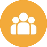Team symbol in a circle